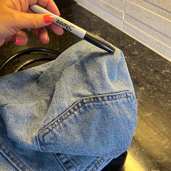 - Unique Vintage Y2K, large,Guess Jean , Jeans purse - Picture 14 of 16